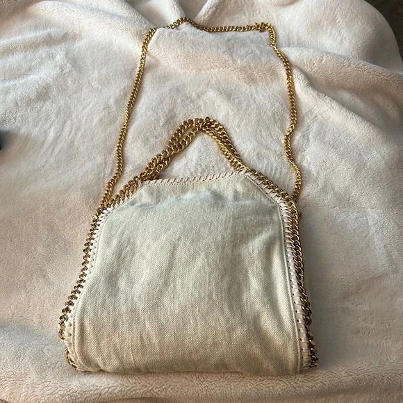 Stella McCartney | Bags | Stella Mccartney Linen And Gold  display picture 1